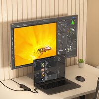 Satechi 7-in-1 USB-C Slim Multiport Adapter with Ethernet ST-P7SM (серый) Image #4