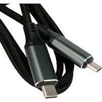 Cablexpert USB Type-C - USB Type-C CC-USB4-CMCM-BR-1M (1 м, черный) Image #2