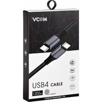 VCOM CU540M-1.2M USB4 - USB4 (1.2 м, черный) Image #3