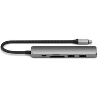 Satechi 6-in-1 USB-C Slim Multiport Adapter ST-P6SM (серый) Image #3