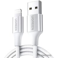 Ugreen US199 60162 USB Type-A - Lightning (1.5 м, серебристый) Image #1