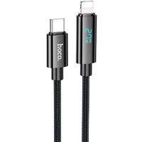 Hoco U125 USB Type-C - Lightning (1.2 м, черный)