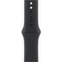 Apple Watch Series 11 46 мм (алюминиевый корпус, черный/черный, спортивный силиконовый ремешок S/M) Image #3