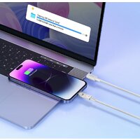 Baseus Explorer Series Fast Charging Cable with Smart Temperature Control 20W USB Type-C - Lightning (2 м, белый) Image #10