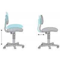 Бюрократ CH-W201NX (серо-голубой Light-28/пластик белый) Image #6