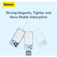 Baseus Magnetic Mini Wireless Fast Charging Power Bank 20W 6000mAh (белый) Image #8