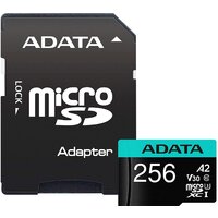 ADATA Premier Pro AUSDX256GUI3V30SA2-RA1 microSDXC 256GB (с адаптером) Image #1