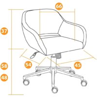 TetChair Modena (флок, хром/синий) Image #14