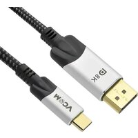 VCOM CU422MCV-1.8M USB Type-C - DisplayPort (1.8 м, черный/серый) Image #2
