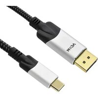 VCOM CU422MCV-1.8M USB Type-C - DisplayPort (1.8 м, черный/серый) Image #7
