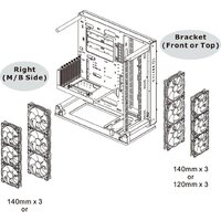 Thermaltake Core P3 TG Pro Snow CA-1G4-00M6WN-09 Image #14