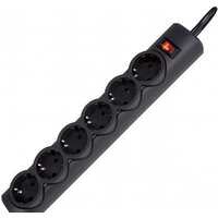 Defender 6 розеток, 3 м, черный (DFS 153) Image #2