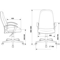 Бюрократ CH-808LT (серый) Image #5
