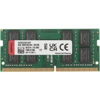 Kingston 16ГБ DDR4 SODIMM 3200 МГц KVR32S22D8/16WP