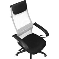 Бюрократ CH-607 (светло-серый TW-02/сетка) Image #11