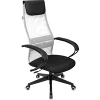 Бюрократ CH-607 (светло-серый TW-02/сетка) Image #14