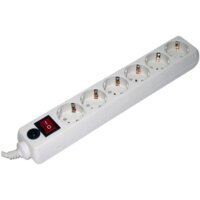 Гарнизон 6 розеток, белый, 1.8 м (EHW-6-1.8M)