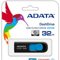 ADATA DashDrive UV128 32GB (черный/синий) Image #4
