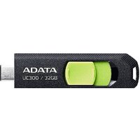 ADATA UC300 32GB (черный/зеленый) Image #1