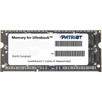 Patriot Memory for Ultrabook 8GB DDR3 SO-DIMM PC3-12800 (PSD38G1600L2S)