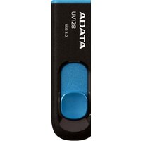 ADATA DashDrive UV128 64GB (черный/синий)